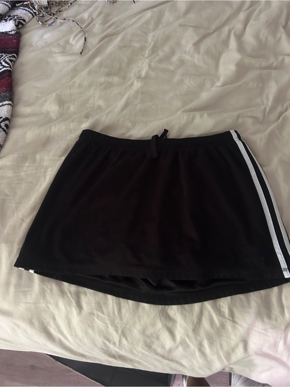 Champion Black Skort with White Side Stripes